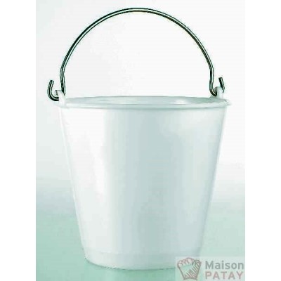 ENTRETIEN : SEAU 12 LITRES BLANC DIA 320MM