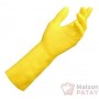 VETEMENTS DE PROTECTION : PAIRE GANTS LATEX JAUNE T6/7