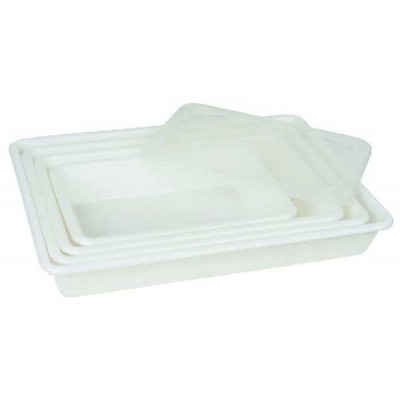 BAC RECTANGULAIRE PLAT 5L BLANC 