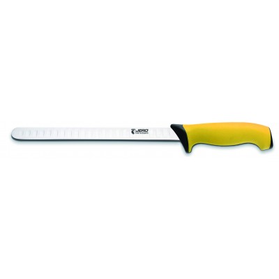 COUTEAU JAMBON ALVEOLE JAUNE 265 