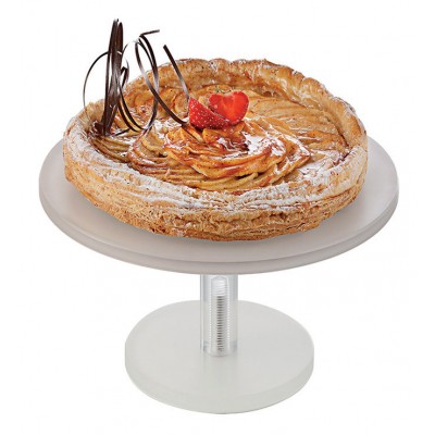 PRESENTOIR A GATEAUX D280H110 BLANC