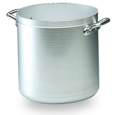 BATTERIE DE CUISINE ALUMINIUM : MARMITE TRAITEUR ALU SOUS C - 24