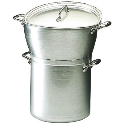 BATTERIE DE CUISINE ALUMINIUM : COUSCOUSSIER ALUMINIUM - 17,5L